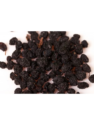 Organic dried chokeberry fruits, in bulk, delivery per kg.