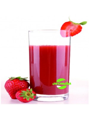 Organic strawberry juice, in bulk, delivery in a 10 l bag