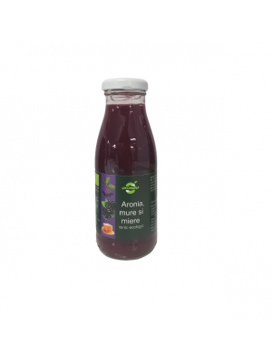 Aronia  and Blackberry  with honey- Organic Tonic, 0,25 L bottle