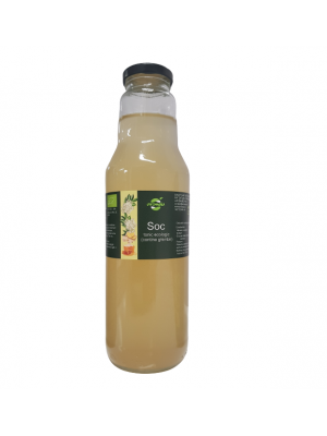 Organic elderberry tonic (contains elderflower, honey and ginger), bottle 750 ml